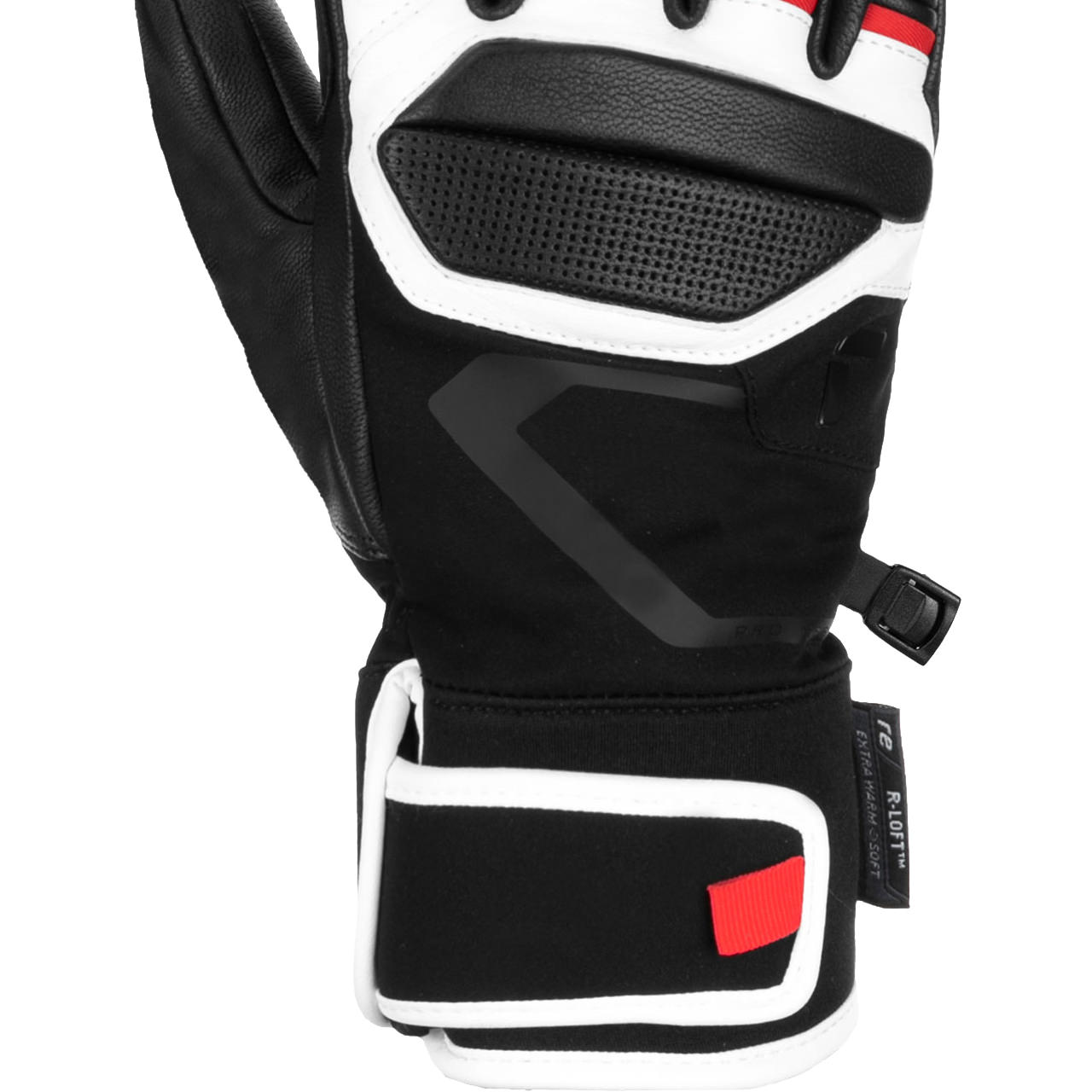 Reusch Men Glove PRO RC black/white/fire red |Men skiwear | Skiwear |  Alpine Skis | Handschuhe