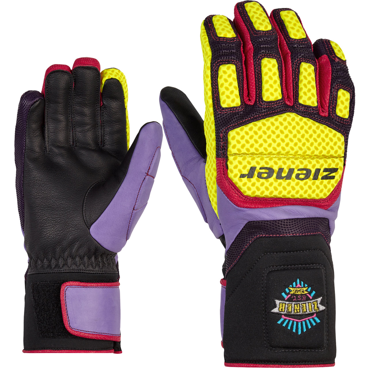 Ziener Men Race Glove SPEED WARM black print | XSPO