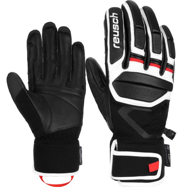 Reusch Men Glove PRO RC black/white/fire red |Men skiwear | Skiwear |  Alpine Skis