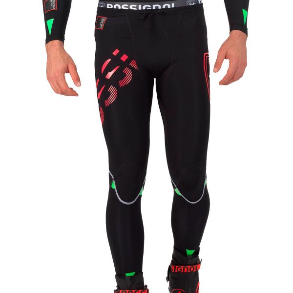 Rossignol Men INFINI COMPRESSION RACE TIGHTS black/neon red, Rossignol  Skiwear men, Rossignol Skiwear, Rossignol, R, BRANDS