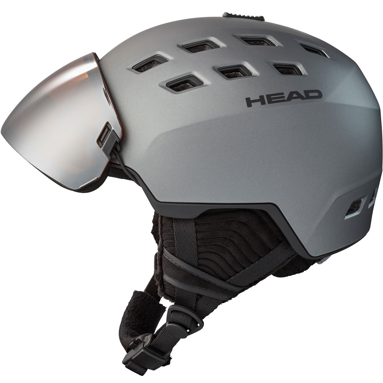Head Radar 2020/21 Unisex Skihelm mit Visier black 