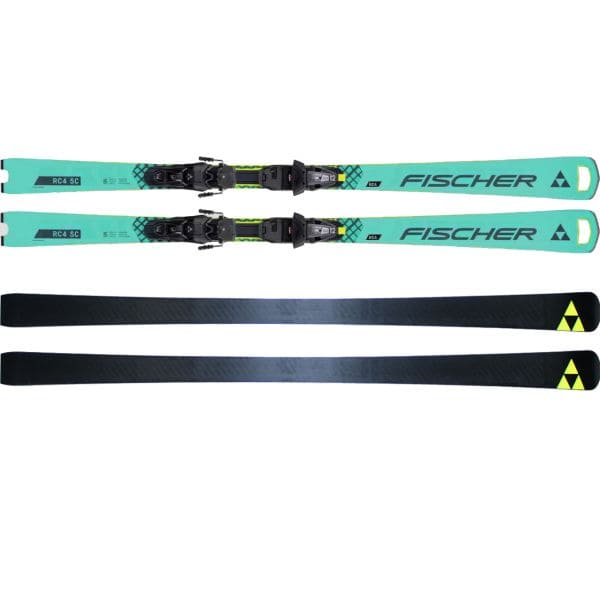 Fischer RC4 Worldcup SC celeste M-Track (2024/25) - Set incl