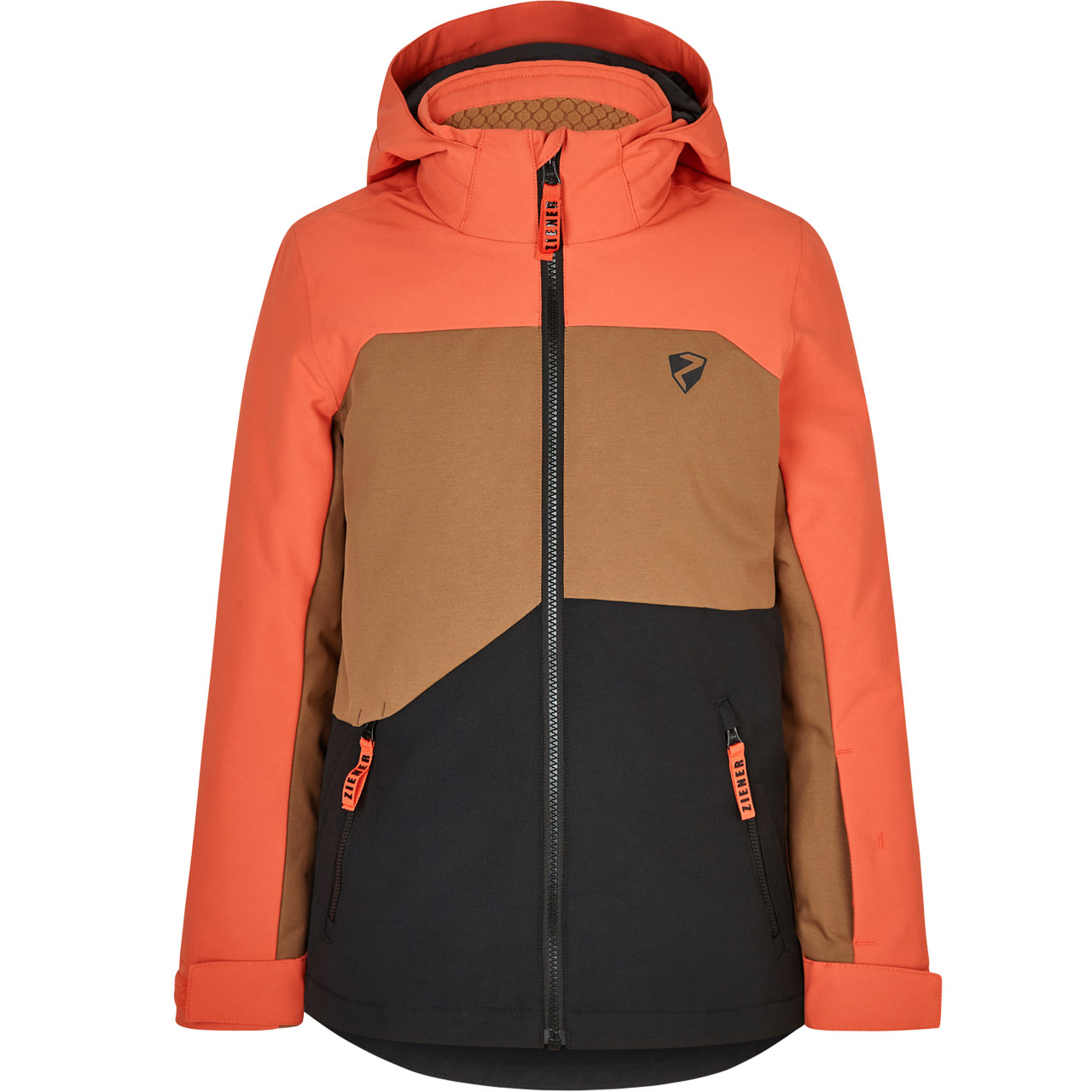 Ziener Boys Jacket ANDERL burnt orange |Kids skiwear | Skiwear | Alpine  Skis