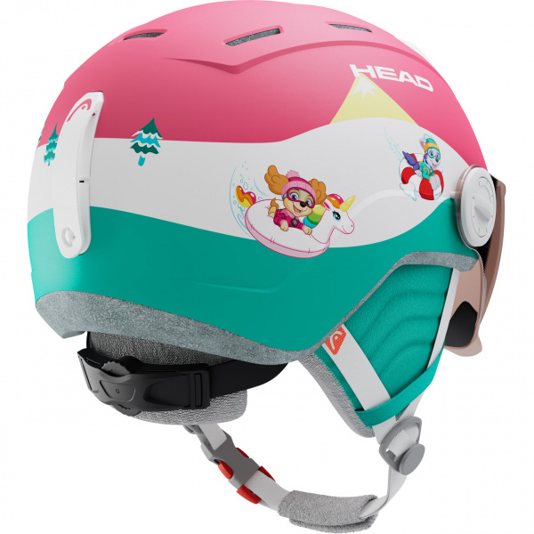 Amazon | head ヘッド キッズ ヘルメット バイザー付き メガネ